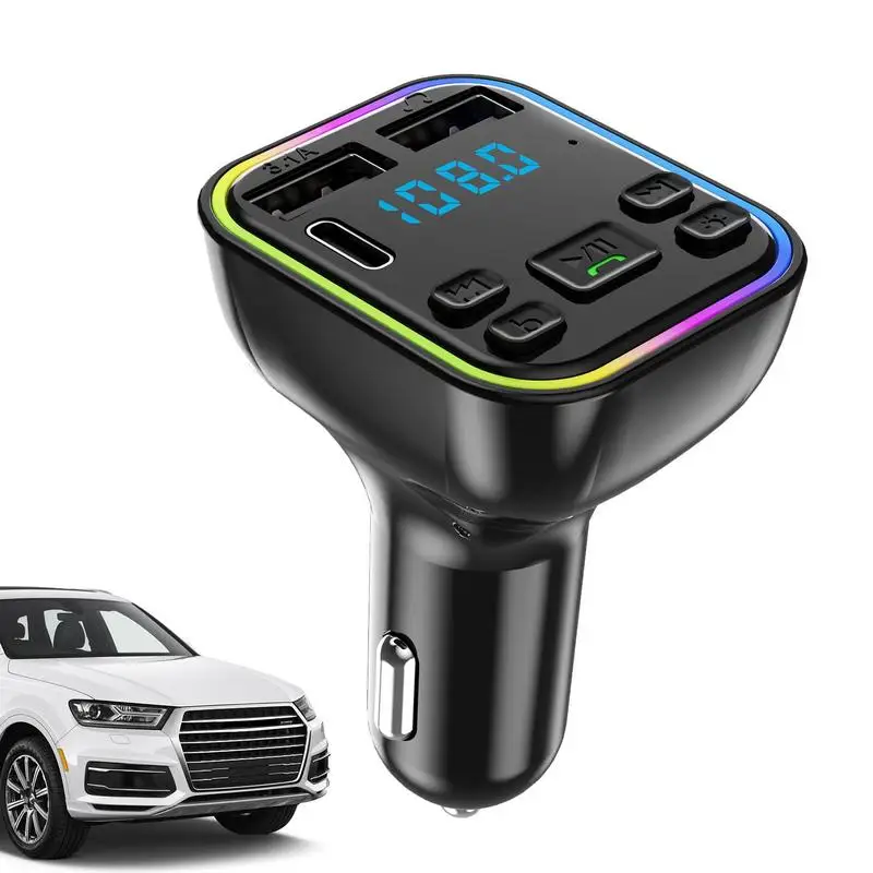 Car MP3 Player FM Transmitter 5.0 Radio Receiver U Disk Jack Colored Lights Wireless Receiver Type-C PD 20W And QC 3.0 Charger
Car MP3 Player FM Transmitter 5.0 Radio Receiver U Disk Jack Colored Lights Wireless Receiver Type-C PD 20W And QC 3.0 Charger