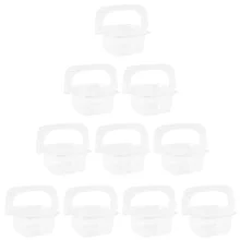 10pcs Bakery Cake Carrier Box Transparent Handheld Mousse Cake Packing Boxes
10pcs Bakery Cake Carrier Box Transparent Handheld Mousse Cake Packing Boxes