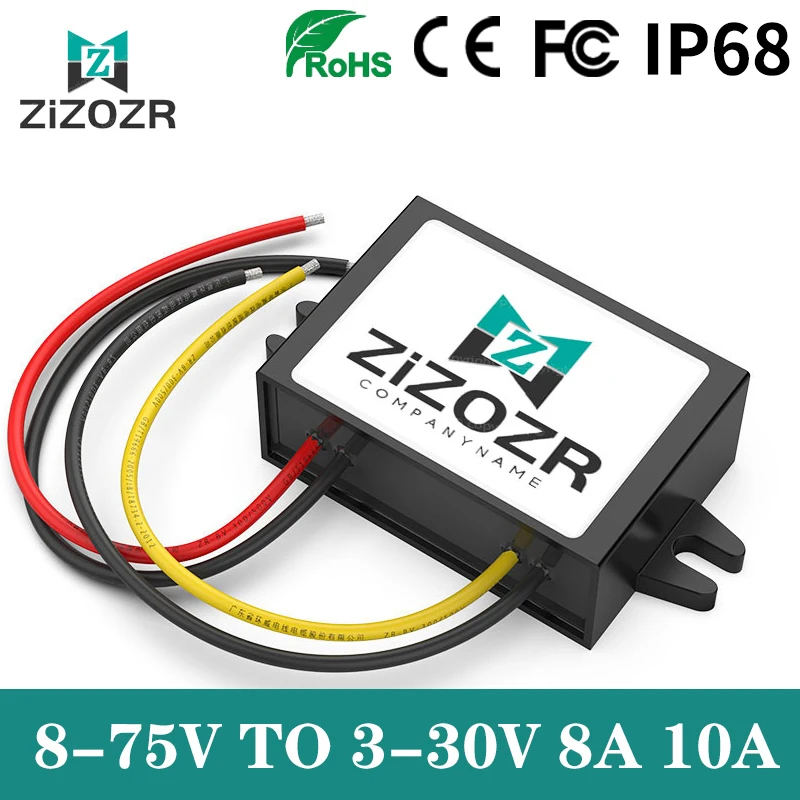 

DC DC Power Converter 8-90V 12V 24V 36V 48V 72V To 5V 9V 12V 13.8V 15V 19V 20V 24V 28V 8A 10A Step-Down Transformer Buck Module