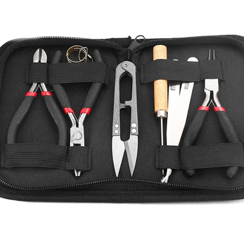 Jewelry Making Tool Kits Pliers Wire Cutter Scissor Set Scissors Round Nose Plier Side Cutting Pliers Beading DropShipping
Jewelry Making Tool Kits Pliers Wire Cutter Scissor Set Scissors Round Nose Plier Side Cutting Pliers Beading DropShipping