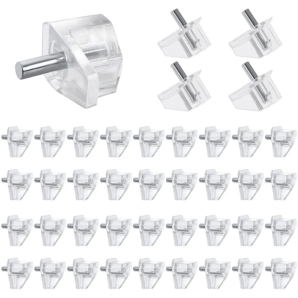 50 Pieces 3 mm Shelf Pins Clear Support Pegs Cabinet Shelf Pegs Clips Shelf Support Holder Pegs for Kitchen Furniture
50 Pieces 3 mm Shelf Pins Clear Support Pegs Cabinet Shelf Pegs Clips Shelf Support Holder Pegs for Kitchen Furniture