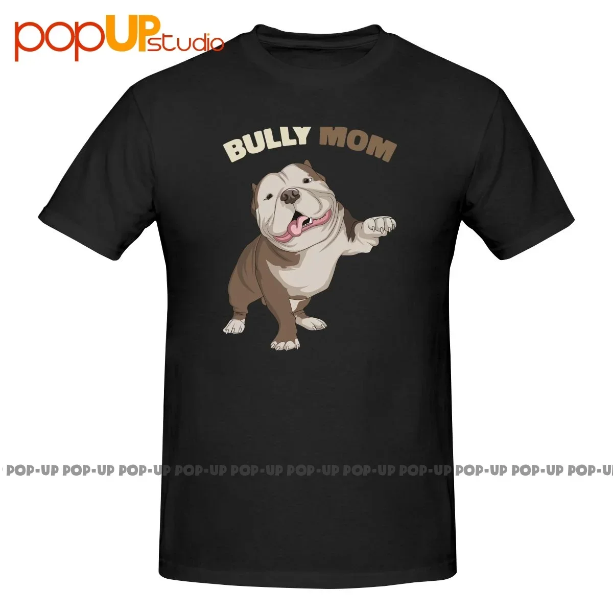 

American Bully Mom Funny Dog Mama Mother'S Day Shirt T-shirt Tee Best Trendy Hip Hop Hot Selling