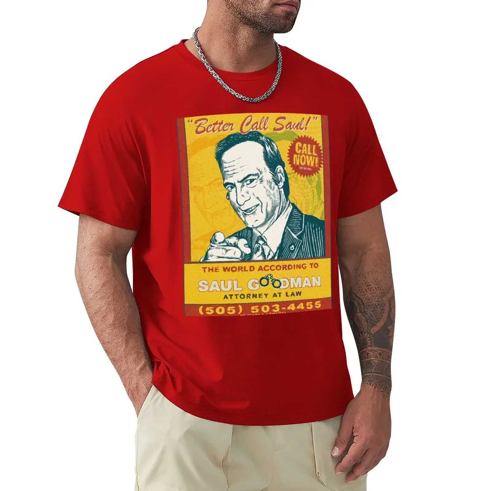 Летняя Дизайнерская мужская футболка с надписью The World with Saul футболка «Saul Goodman» blan
Летняя Дизайнерская мужская футболка с надписью The World with Saul футболка «Saul Goodman» blan