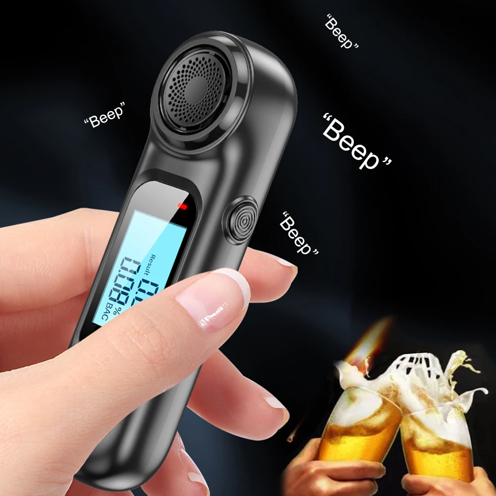 Professional Digital Breath Tester USB Rechargeable Non-contact High Accuracy Breathalyzer Car Portable Alcohol Detector Diagnos
Professional Digital Breath Tester USB Rechargeable Non-contact High Accuracy Breathalyzer Car Portable Alcohol Detector Diagnos