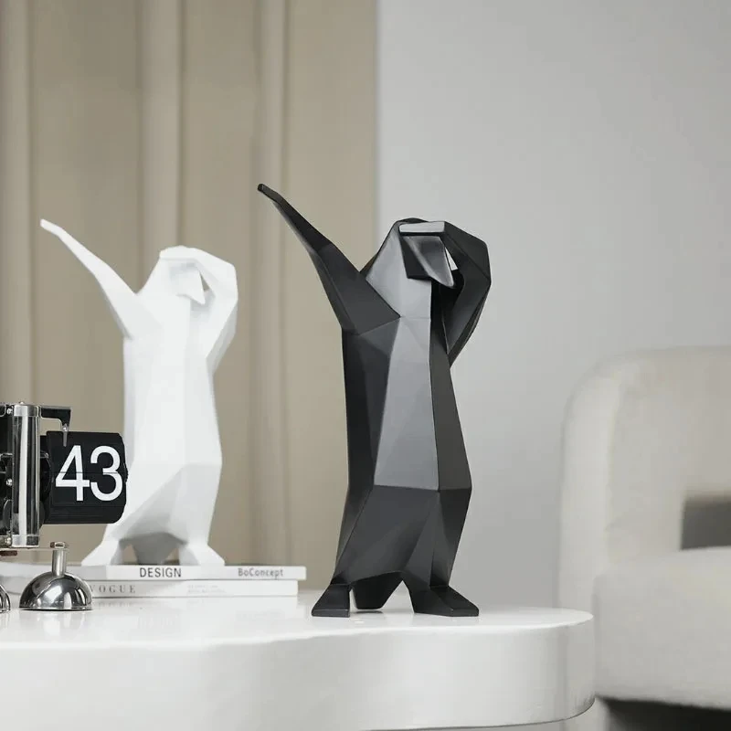 Modern Origami Abstract Creative Resin Penguin Ornament Bedroom Entrance Living Room Art Rock Penguin Statue Decoration
Modern Origami Abstract Creative Resin Penguin Ornament Bedroom Entrance Living Room Art Rock Penguin Statue Decoration