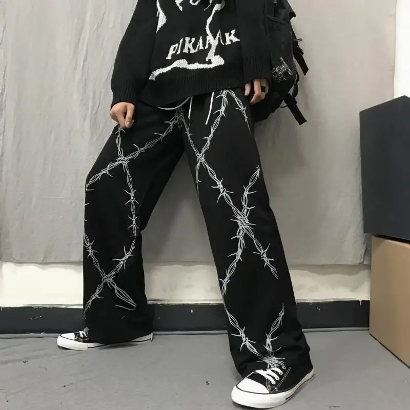 2023 Women Trousers Baggy Pants Y2K Black Pants Korean Fashion Harajuku Pants Elastic Waist Hip Hop Women's Pants Sweatpants
2023 Women Trousers Baggy Pants Y2K Black Pants Korean Fashion Harajuku Pants Elastic Waist Hip Hop Women's Pants Sweatpants