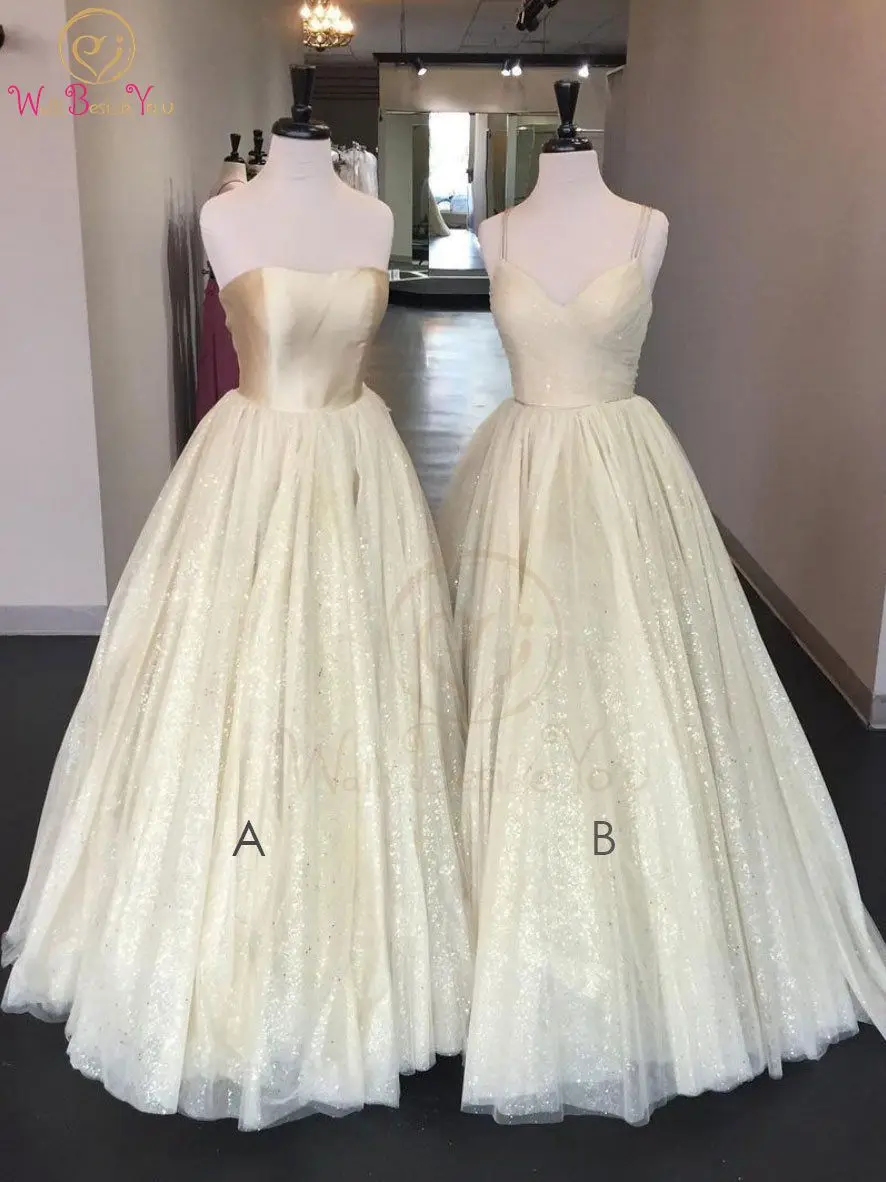Luxury Champagne Evening Dreses 2022 Glitters Tulle Ball Gown Elegant Long Fornal Party Prom Gown Custom made
Luxury Champagne Evening Dreses 2022 Glitters Tulle Ball Gown Elegant Long Fornal Party Prom Gown Custom made