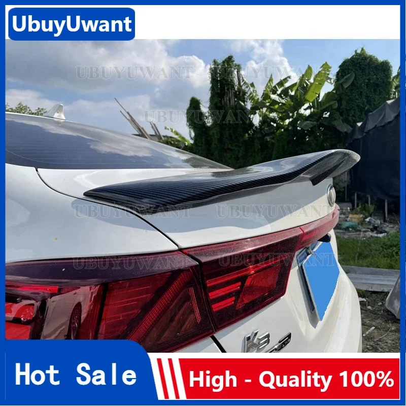 For Kia Cerato Forte Sport GT Spoiler 2018-2021 High Quality Carbon Fiber Rear Spoiler Trunk Wing Boot Cover Accessories
For Kia Cerato Forte Sport GT Spoiler 2018-2021 High Quality Carbon Fiber Rear Spoiler Trunk Wing Boot Cover Accessories