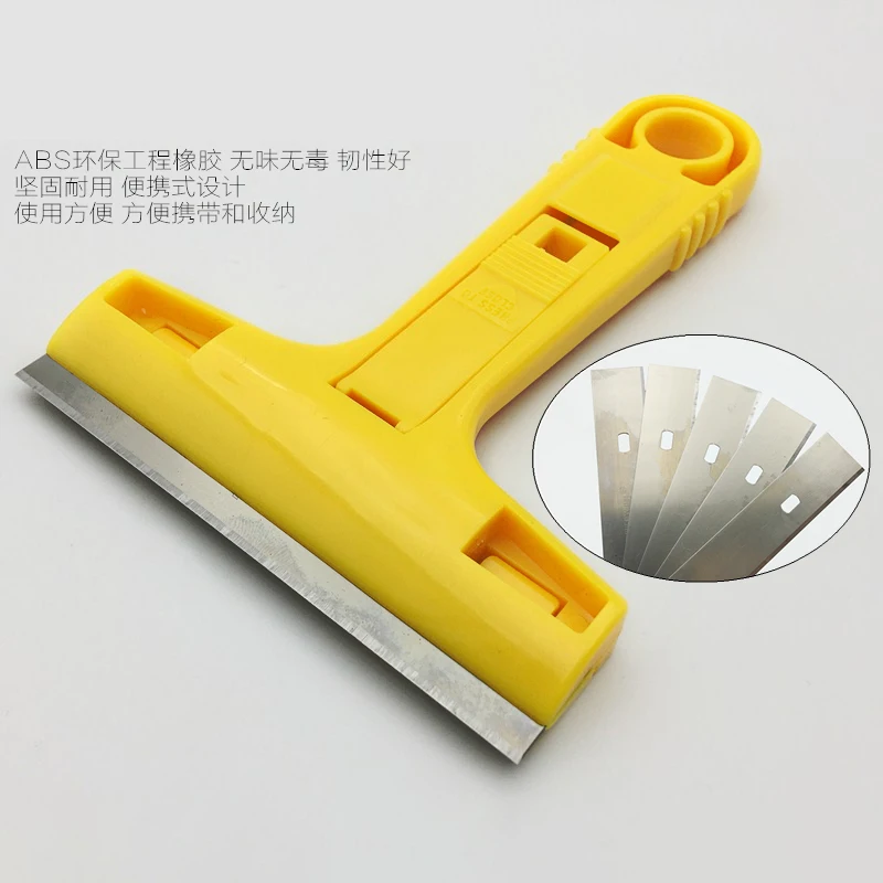 Portable Cleaning Shovel Knife 100mm For Glass Floor Tiles Floor Scraper with 5pcs Blades Cleaning Hand Tools
Portable Cleaning Shovel Knife 100mm For Glass Floor Tiles Floor Scraper with 5pcs Blades Cleaning Hand Tools