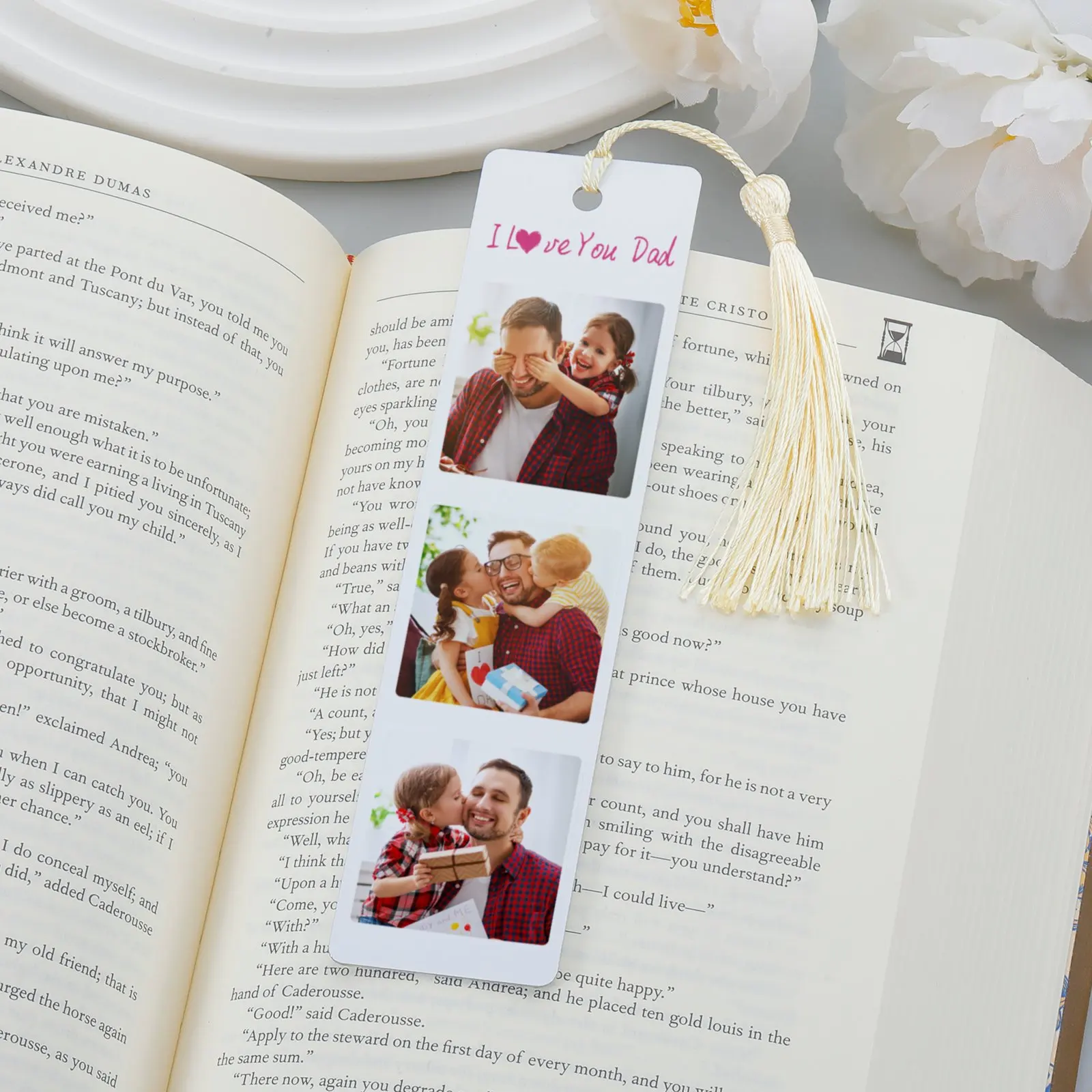 Personalized 3 Photos Bookmark Reading Book Mark Tassel Bookmark Father's Day Gift Book Mark Book Accessries for Papa Presents
Personalized 3 Photos Bookmark Reading Book Mark Tassel Bookmark Father's Day Gift Book Mark Book Accessries for Papa Presents