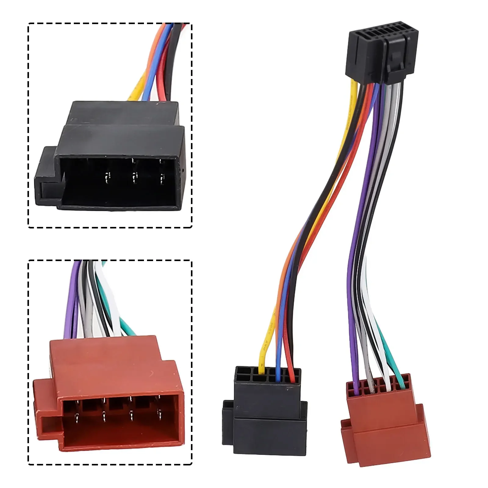 ISO Wiring Harness Connector Adapter For Kenwood Car Stereo Radio, 16 Pin Female To ISO, Easy Installation, Replacement
ISO Wiring Harness Connector Adapter For Kenwood Car Stereo Radio, 16 Pin Female To ISO, Easy Installation, Replacement