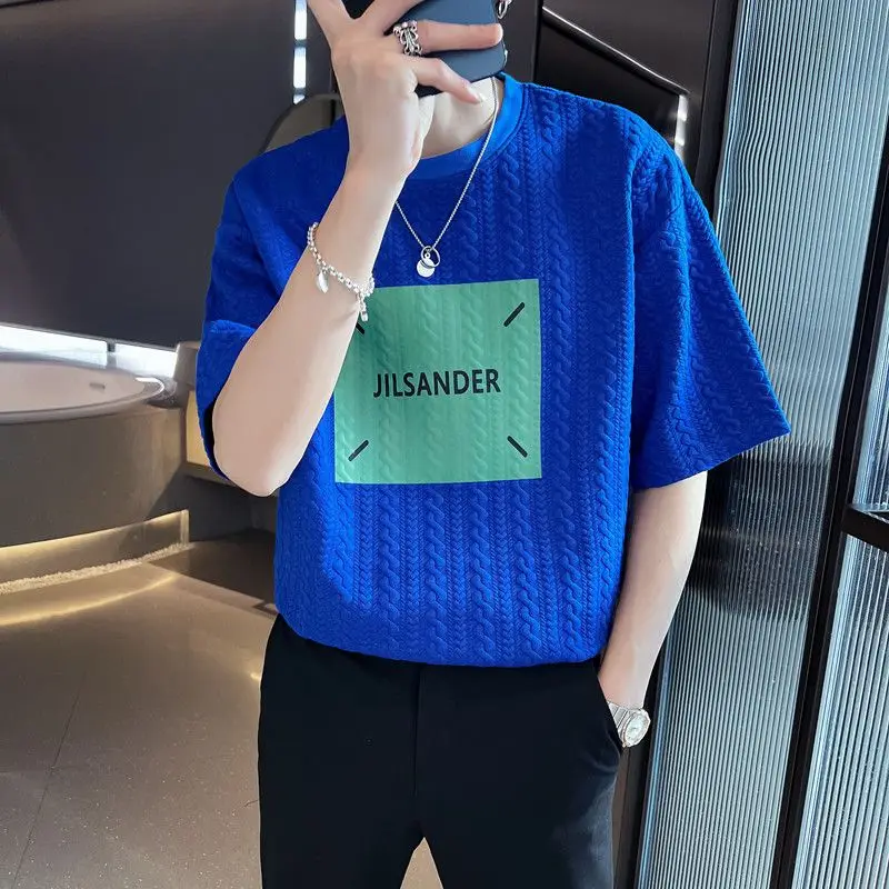 Fashion O-Neck Printed All-match T-Shirt Men's Clothing 2023 Spring New Loose Casual Pullovers Short Sleeve Korean Tee Shirt
Fashion O-Neck Printed All-match T-Shirt Men's Clothing 2023 Spring New Loose Casual Pullovers Short Sleeve Korean Tee Shirt
