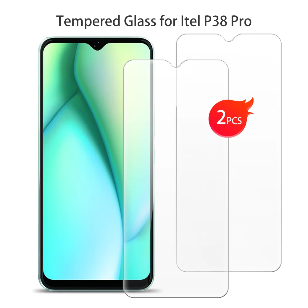 

For Itel P38 Pro Tempered Glass Protective ON Itel P38 Pro 6.8 Inch Screen Protector Smart Phone Cover Film