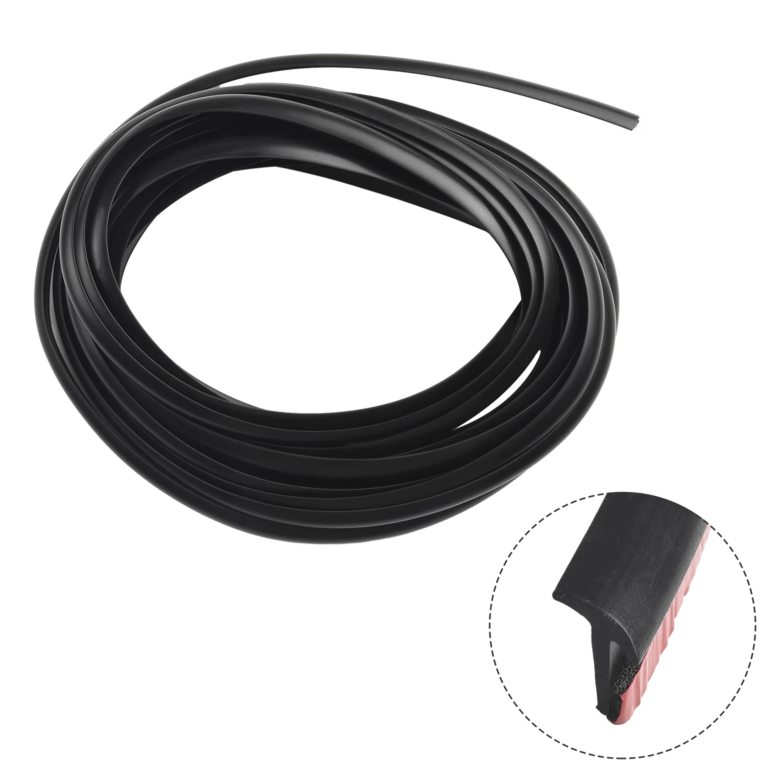 5M Car Sealing Strip Inclined T-Shaped Soundproof Waterproof Rubber Car Sealing Strip For Door Hood Trunk Sealants
5M Car Sealing Strip Inclined T-Shaped Soundproof Waterproof Rubber Car Sealing Strip For Door Hood Trunk Sealants