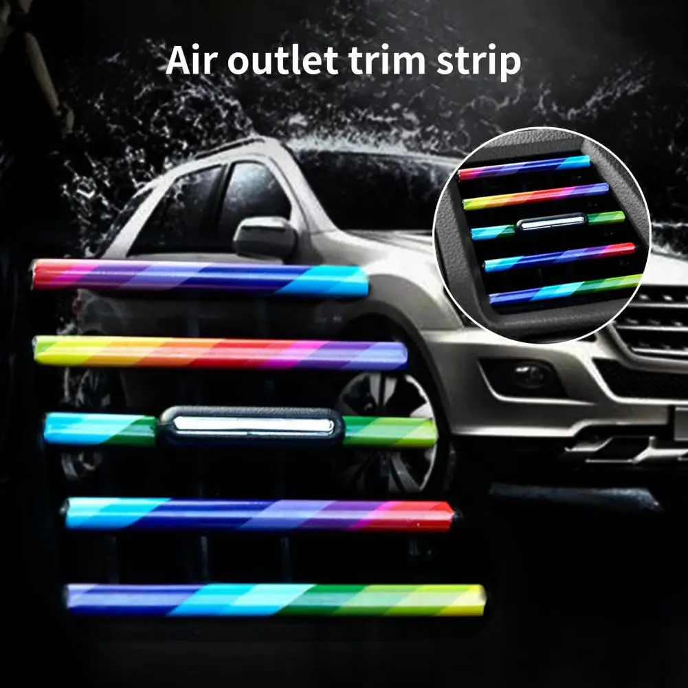 10 Pcs/Set Air Vent Strips Scratch-resistant U Shape Blendable Flexible Anti-deformed Car Interior Decor Unfading Air Vent Trims
10 Pcs/Set Air Vent Strips Scratch-resistant U Shape Blendable Flexible Anti-deformed Car Interior Decor Unfading Air Vent Trims