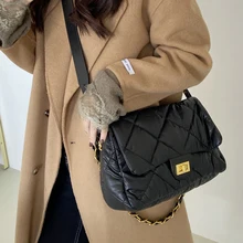 Vintage Flap Women Padded Bag Retro Fashion Spring Ladies Shoulder Bags Chain Work Female Purses Weekend Luxury Chic Girl Clutch
Vintage Flap Women Padded Bag Retro Fashion Spring Ladies Shoulder Bags Chain Work Female Purses Weekend Luxury Chic Girl Clutch