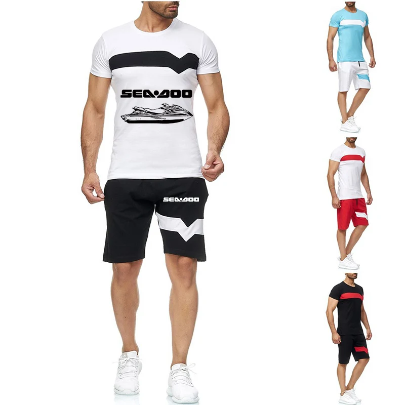 Sea Doo Seadoo Moto Men's New Summer Hot Cotton Printing Round Neck Short Sleeves T-shirts Tops+Shorts Fashion Casual Suit 2pcs
Sea Doo Seadoo Moto Men's New Summer Hot Cotton Printing Round Neck Short Sleeves T-shirts Tops+Shorts Fashion Casual Suit 2pcs