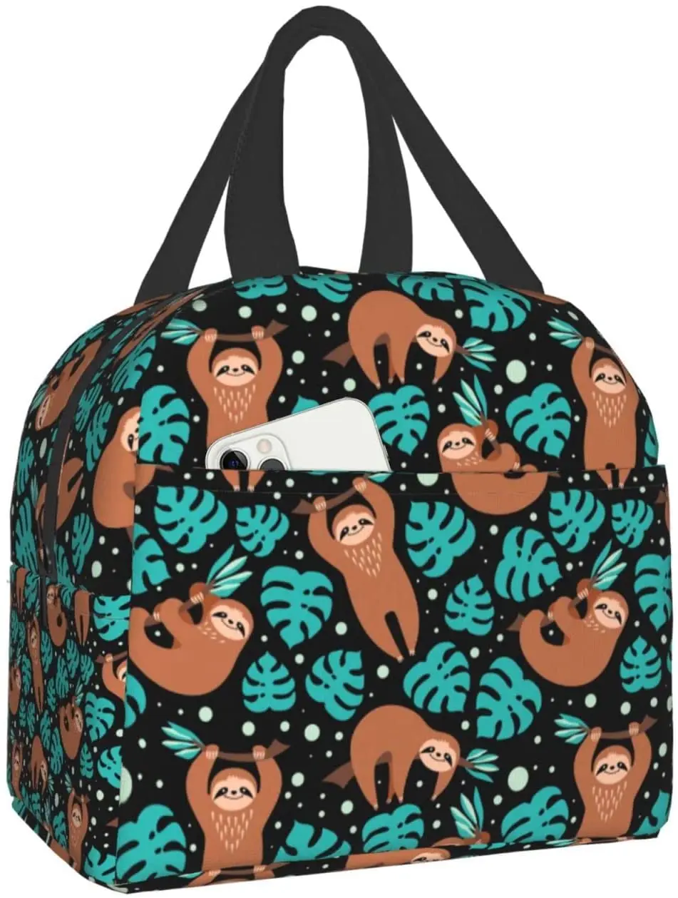 Cute Sloth Lunch Bag Leakproof Thermal Lunch Box for Women Kids Cooler Bag Reusable Lunch Tote Bag Meal Prep for School Office
Cute Sloth Lunch Bag Leakproof Thermal Lunch Box for Women Kids Cooler Bag Reusable Lunch Tote Bag Meal Prep for School Office