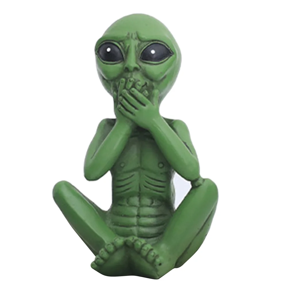 Statuette Resin Ornaments Alien Sculpture Figure Christmas Decorations Figurines Home
Statuette Resin Ornaments Alien Sculpture Figure Christmas Decorations Figurines Home