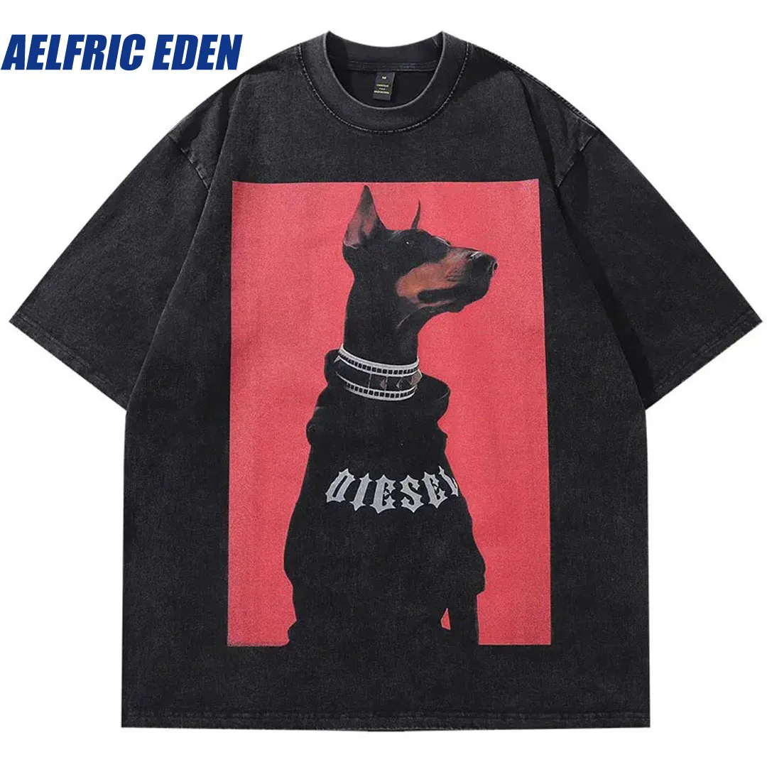 Aelfric Eden Vintage Oversized T-Shirt Doberman Dog Graphic Print Washed Tshirt 2024 Hip Hop Harajuku Punk Gothic Loose Tops Tee
Aelfric Eden Vintage Oversized T-Shirt Doberman Dog Graphic Print Washed Tshirt 2024 Hip Hop Harajuku Punk Gothic Loose Tops Tee