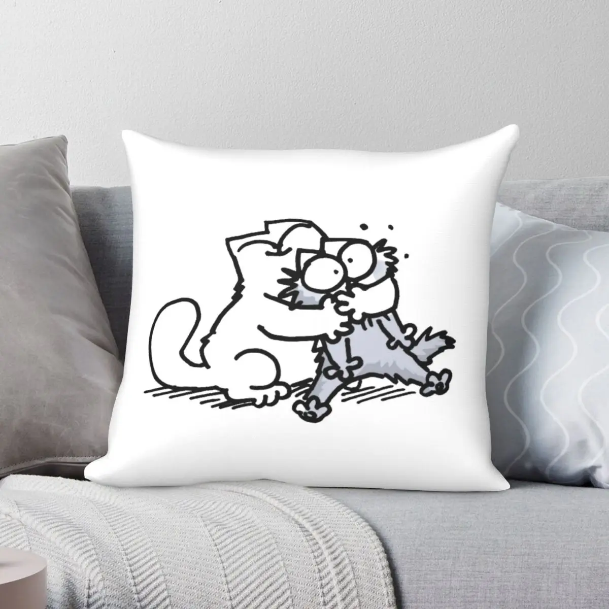 Simon's Cat Square Pillowcase Polyester Linen Velvet Creative Zip Decor Bed Cushion Cover
Simon's Cat Square Pillowcase Polyester Linen Velvet Creative Zip Decor Bed Cushion Cover