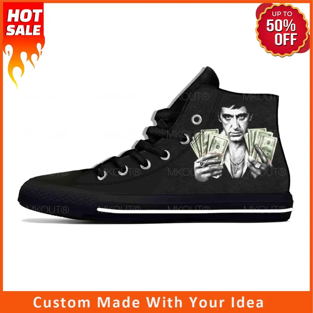 Scarface Tony Montana Movie Anime Cartoon Fashion Casual Cloth Shoes High Top Lightweight Breathable 3D Print Men Women Sneakers
Scarface Tony Montana Movie Anime Cartoon Fashion Casual Cloth Shoes High Top Lightweight Breathable 3D Print Men Women Sneakers