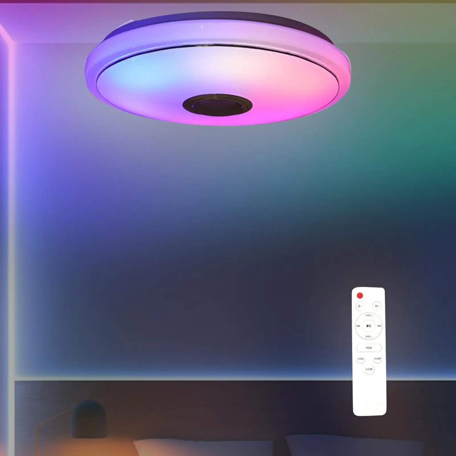 Musical Ceiling Light with Speaker Thin Round Kids Bedroom Ceiling Light for Laundry Bathroom Dining Room Child Room Living Room
Musical Ceiling Light with Speaker Thin Round Kids Bedroom Ceiling Light for Laundry Bathroom Dining Room Child Room Living Room