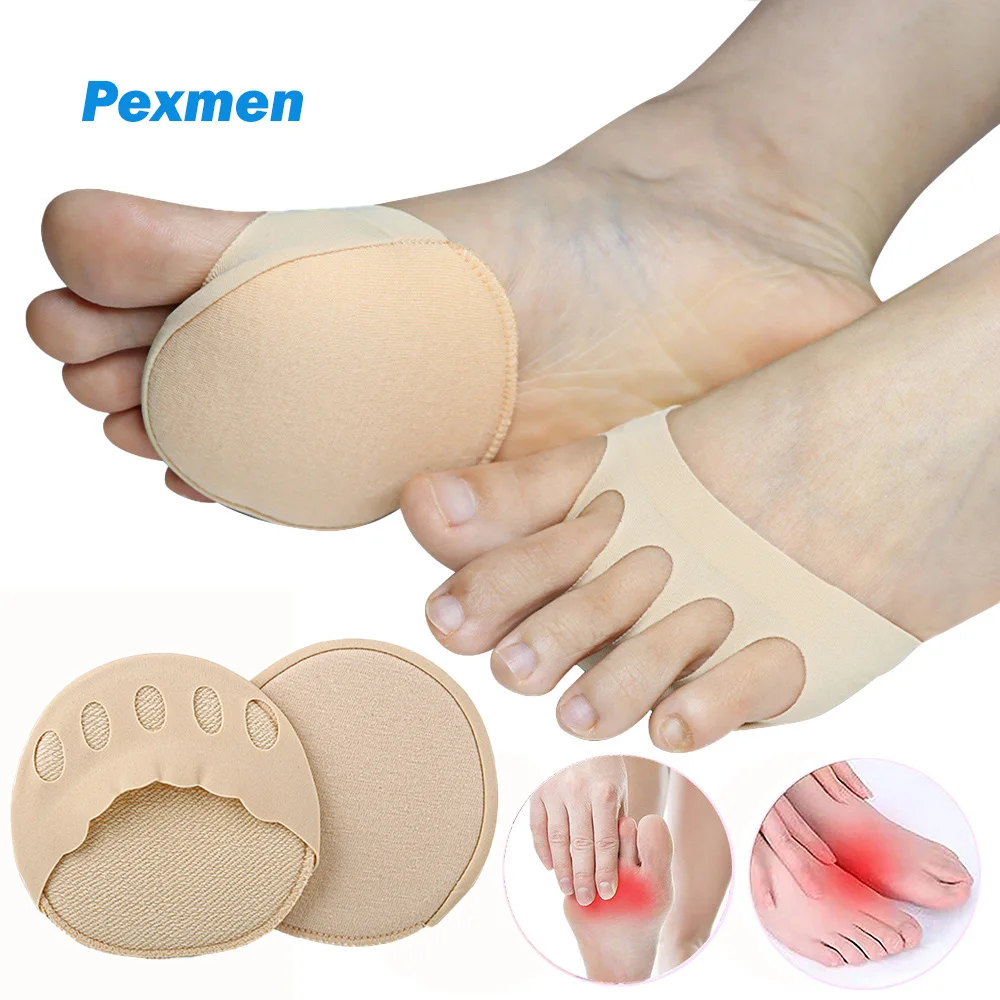 Pexmen 2/4Pcs Five Toes Metatarsal Pads Ball of Foot Cushions Metatarsalgia Pain Relief Fabric Forefoot Pad Mortons
Pexmen 2/4Pcs Five Toes Metatarsal Pads Ball of Foot Cushions Metatarsalgia Pain Relief Fabric Forefoot Pad Mortons