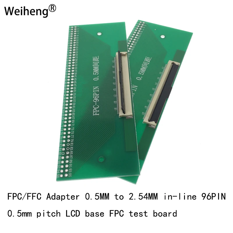 1Pcs FPC/FFC Adapter 0.5MM to 2.54MM Ln-line 96PIN Pitch LCD Base Test Board FR-4 Fiberglass
1Pcs FPC/FFC Adapter 0.5MM to 2.54MM Ln-line 96PIN Pitch LCD Base Test Board FR-4 Fiberglass
