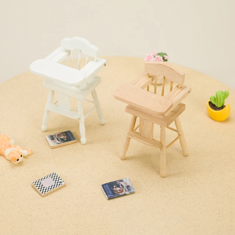 1PC Doll house decoration mini children's dining chair high chair model photo props
1PC Doll house decoration mini children's dining chair high chair model photo props
