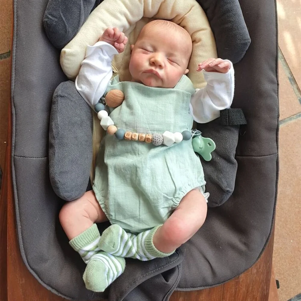 19inch Already Painted Finished Reborn Baby Doll Twins Levi Awake & Sleeping Newborn Baby Doll 3D Skin Visible Veins Toy Figure
19inch Already Painted Finished Reborn Baby Doll Twins Levi Awake & Sleeping Newborn Baby Doll 3D Skin Visible Veins Toy Figure