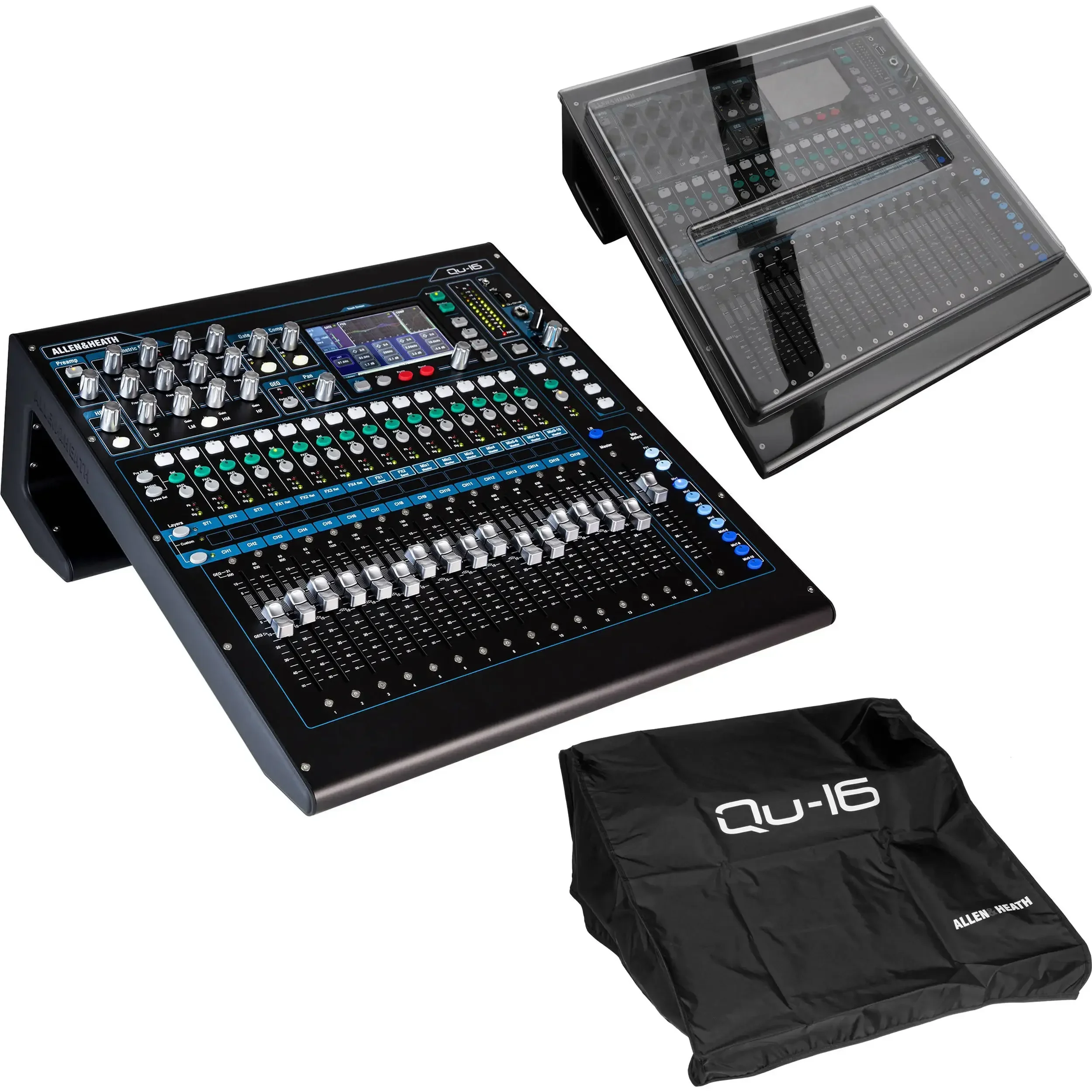 

SPRING SALES DISCOUNT ON Allen & Heath Qu 16 Digital Mixer Recorder Kit With Dust Cover & Decksaver (Chrome Edition)