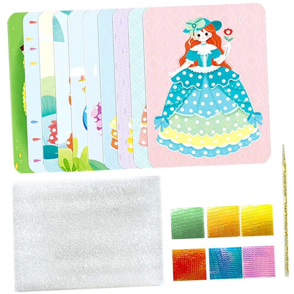 DIY Painting Sticker Craft Toys Hand-made Painting Princess Fun 2023 Princess Dress Up Drawing Puzzle
DIY Painting Sticker Craft Toys Hand-made Painting Princess Fun 2023 Princess Dress Up Drawing Puzzle