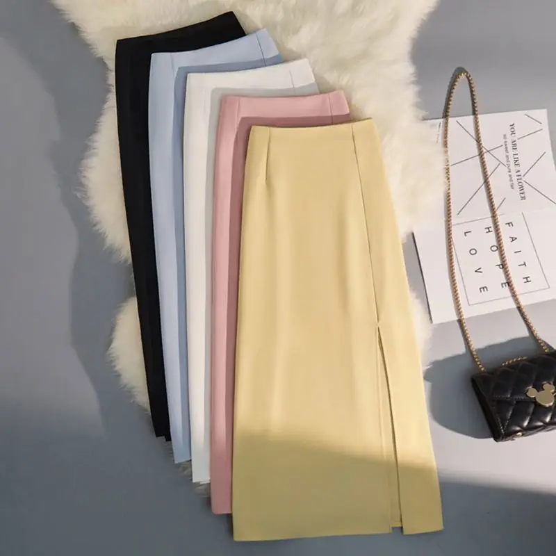 Elegant Mermaid Skirt for Women 2023 Spring Summer High Waist Korean Fashion Midi Office Work Trumpet Pencil Skirts Female O101
Elegant Mermaid Skirt for Women 2023 Spring Summer High Waist Korean Fashion Midi Office Work Trumpet Pencil Skirts Female O101