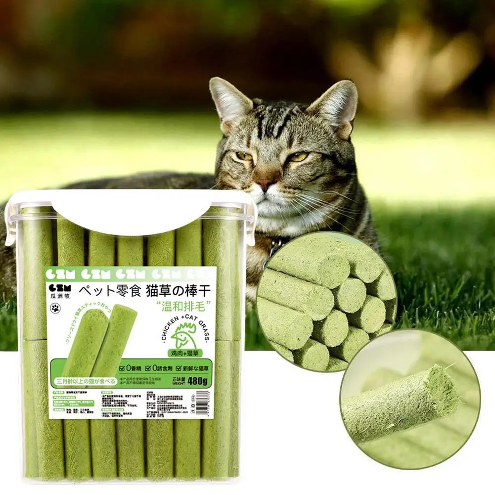 60/80pcs Cat Grass Teething Stick Pet Snack Hairball Ready Cleaning Teeth Cat Stick Mild Hair Row Removal Grass Eat Baby Ca F6V9
60/80pcs Cat Grass Teething Stick Pet Snack Hairball Ready Cleaning Teeth Cat Stick Mild Hair Row Removal Grass Eat Baby Ca F6V9
