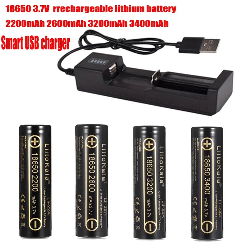 1PCS Original Liitokala 18650 3.7V Battery 18650 2200mAh 2600mAh 3200mAh 3400mAh Lithium Rechargeable Battery Smart USB Charger
1PCS Original Liitokala 18650 3.7V Battery 18650 2200mAh 2600mAh 3200mAh 3400mAh Lithium Rechargeable Battery Smart USB Charger
