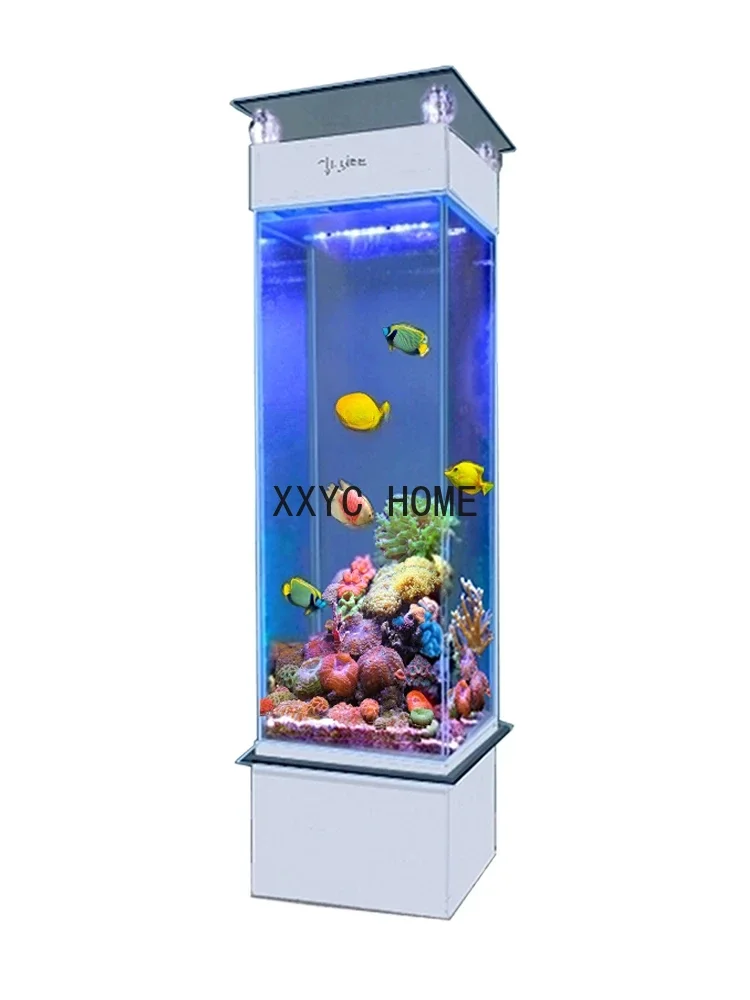 Fish Tank Living Room Small Aquarium Household Change Water Rectangular Floor Fish Tank Super White Glass Vertical
Fish Tank Living Room Small Aquarium Household Change Water Rectangular Floor Fish Tank Super White Glass Vertical
