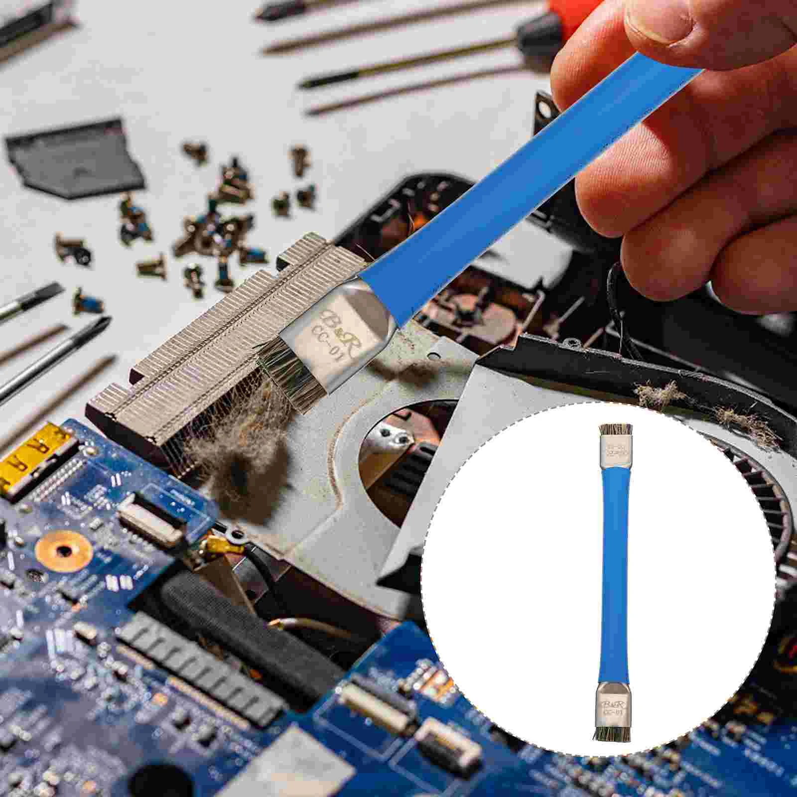 1pc CPU Brush Motherboard Cleaning Brush Anti- Static ESD Safe Cleaning Brush Double IC Cleaner CPU Cleaning Brush for Computer
1pc CPU Brush Motherboard Cleaning Brush Anti- Static ESD Safe Cleaning Brush Double IC Cleaner CPU Cleaning Brush for Computer
