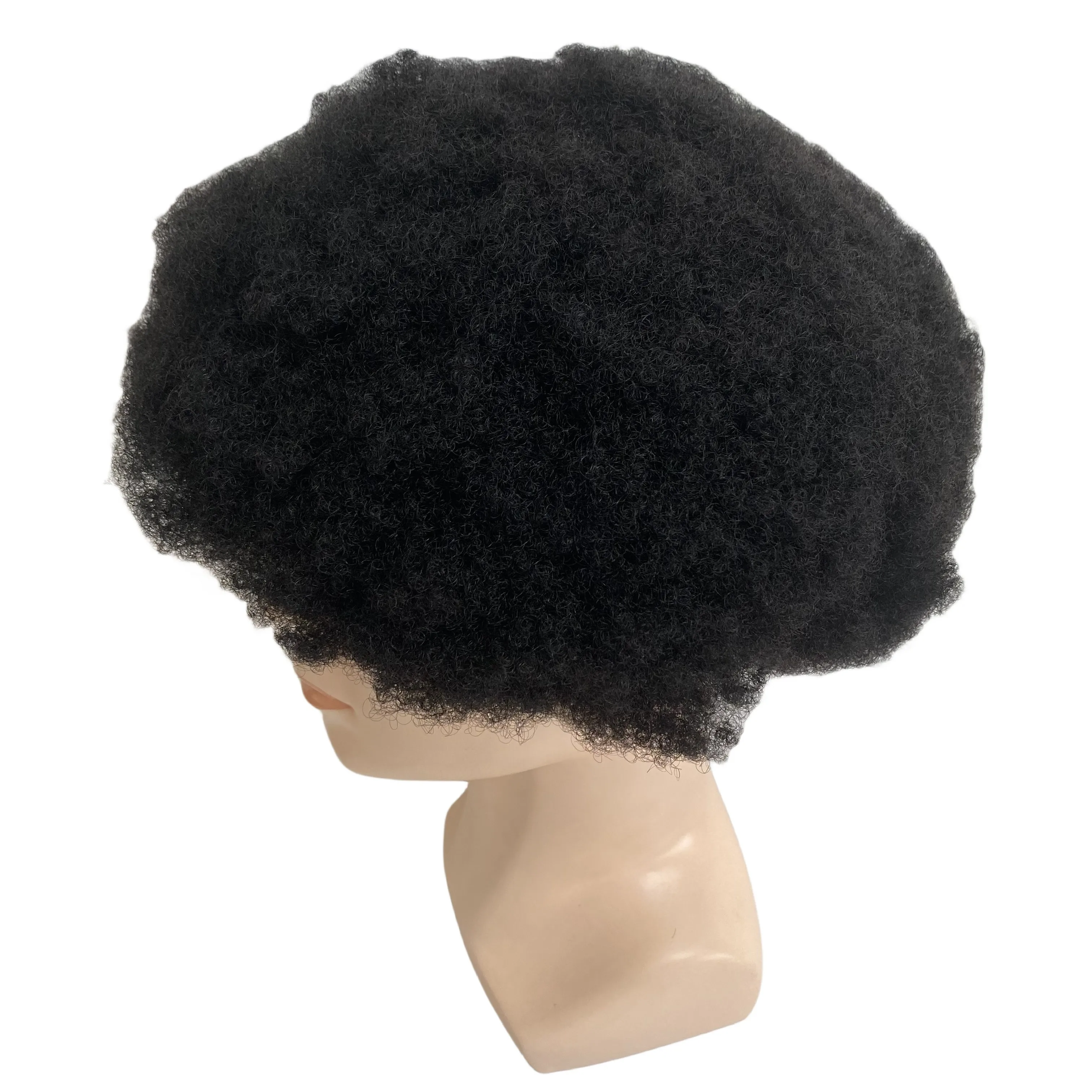 Brazilian Virgin Human Hair Replacement 1# Jet Black 4mm Root Afro Full French Lace Toupee Male Wig for Black Men
Brazilian Virgin Human Hair Replacement 1# Jet Black 4mm Root Afro Full French Lace Toupee Male Wig for Black Men