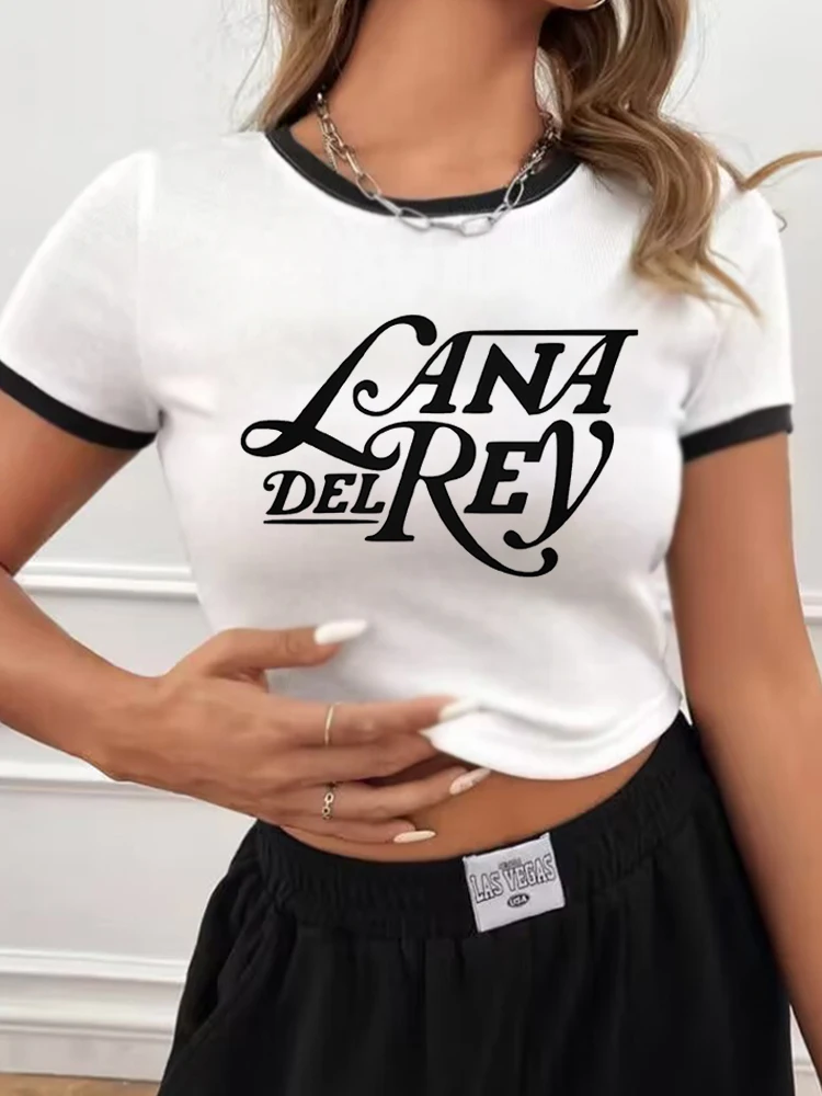 Women Crop Tops Lana Del Rey Red 2000s Kawaii Clothes Y2k Vintage Slim T Shirts Y2k Aesthetic Baby Tee Femme Fans T-shirt
Women Crop Tops Lana Del Rey Red 2000s Kawaii Clothes Y2k Vintage Slim T Shirts Y2k Aesthetic Baby Tee Femme Fans T-shirt