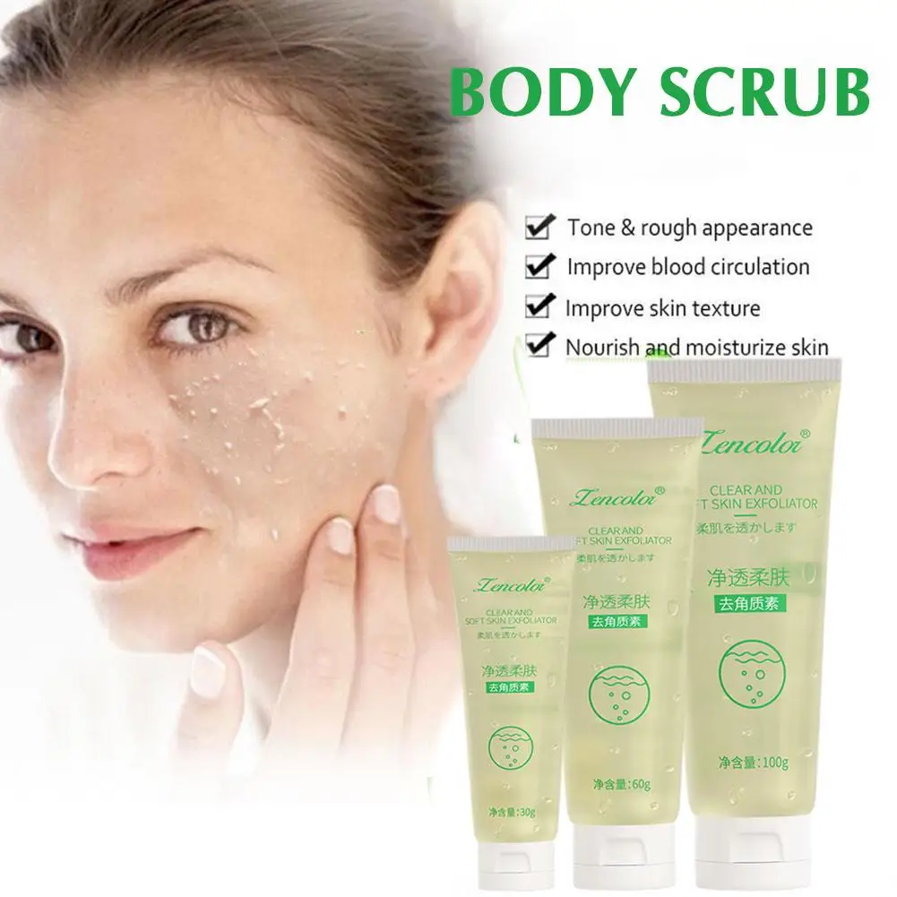 

30/60/100g Exfoliating Gel Deep Cleansing Exfoliant Mud Scrub Exfoliants Rub Body Body Facial Exfoliation Exfoliator Gentle S8A7