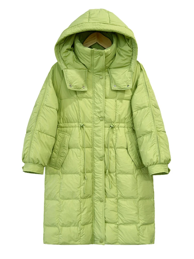 Fitaylor Winter Women Puffer Parka Outwear Casual Lady Hooded Drawstring Long Coat Female Loose White Duck Down Coat
Fitaylor Winter Women Puffer Parka Outwear Casual Lady Hooded Drawstring Long Coat Female Loose White Duck Down Coat