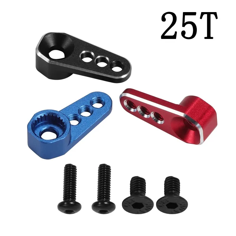 

KXRC Metal Aluminum Alloy 25T Servo Arm Accessories for 1/18 RC Crawler Car Traxxas TRX4M Defender Bronco Upgrade Parts