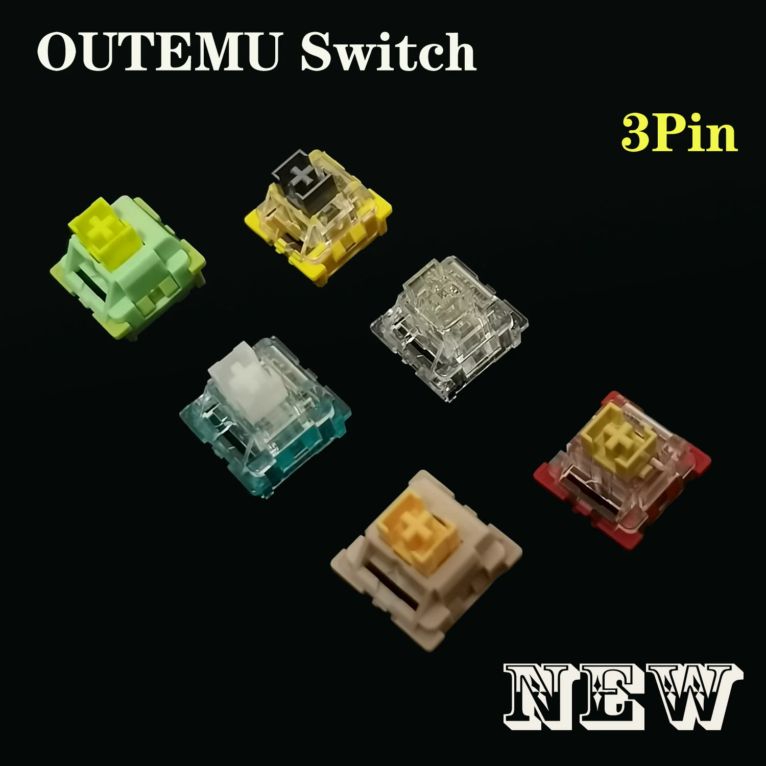 

Outemu Silent Switches Mechanical Keyboard Switch 3Pin Clicky Linear Tactile Peach Holy Panda Lemon Switch RGB Gaming MX Switch