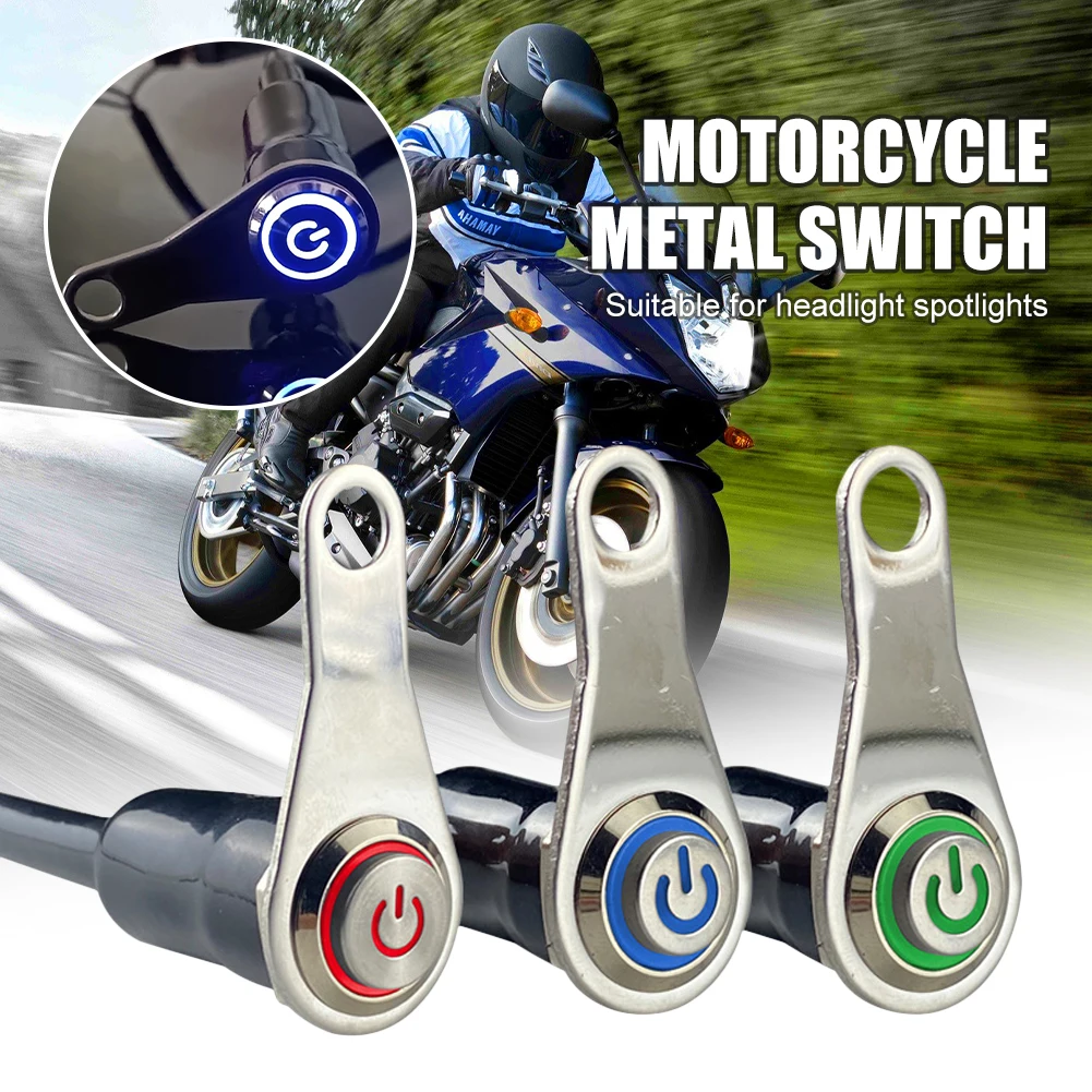 Universal Motorcycle Handlebar Switch 12V Waterproof Headlight Warning Fog Light ON/OFF Button Switch with Light Manual Return
Universal Motorcycle Handlebar Switch 12V Waterproof Headlight Warning Fog Light ON/OFF Button Switch with Light Manual Return