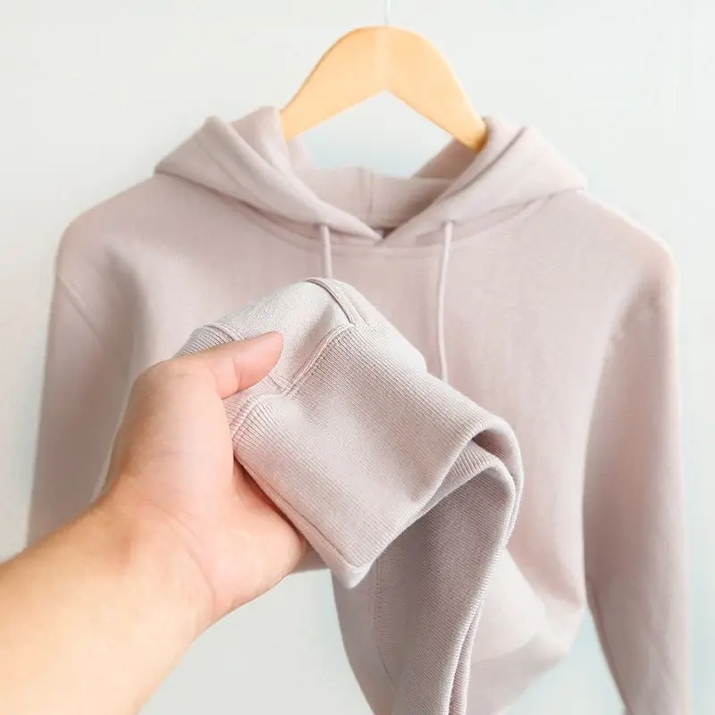 Korean style New Women All Cotton Pink Hoodies Female Spring Autumn White Black Sweatshirt Lady Casual Long Sleeve Tops
Korean style New Women All Cotton Pink Hoodies Female Spring Autumn White Black Sweatshirt Lady Casual Long Sleeve Tops