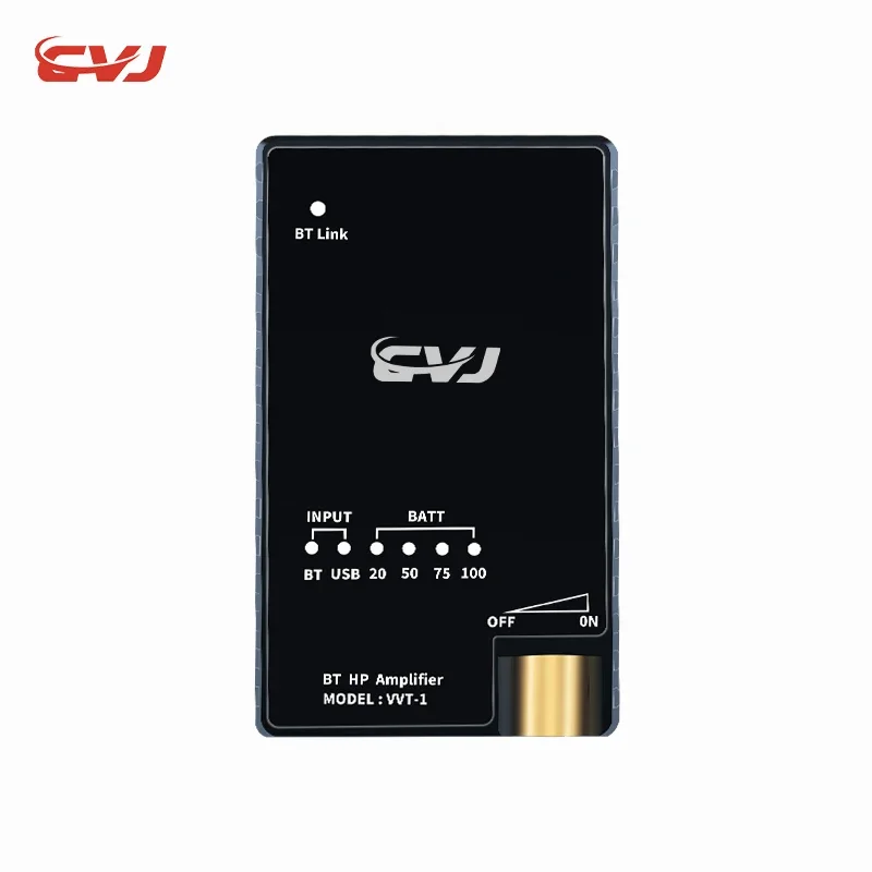 CVJ VVT-1 Portable Bluetooth Decoding Headphone Amplifier Qualcomm QCC5125 Dual ESS9039Q2M Bluetooth 5.3
CVJ VVT-1 Portable Bluetooth Decoding Headphone Amplifier Qualcomm QCC5125 Dual ESS9039Q2M Bluetooth 5.3