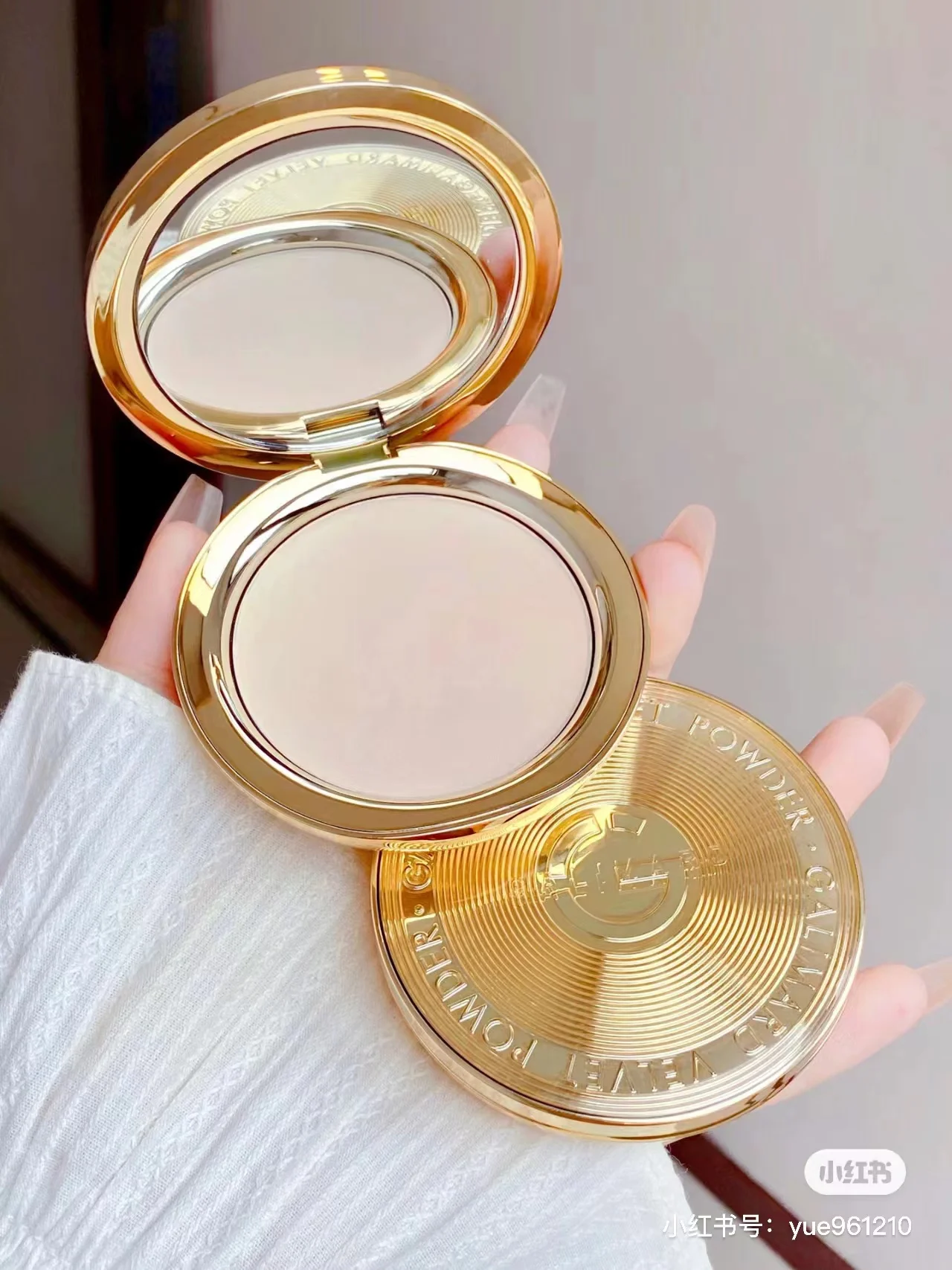 

Galimard Gold Coin Pressed Powder Velvet Matte Invisible Pores Concealer Oil-Control Long-Lasting Rare Beauty Makeup Cosmetics