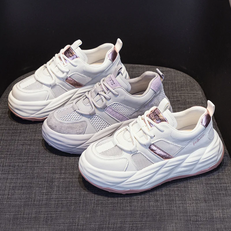 Breathable Mesh Women's Vulcanize Shoes Mixed Thick-soled Zapatillas De Mujer Spring Sneakers Women Casual Zapatos Mujer
Breathable Mesh Women's Vulcanize Shoes Mixed Thick-soled Zapatillas De Mujer Spring Sneakers Women Casual Zapatos Mujer