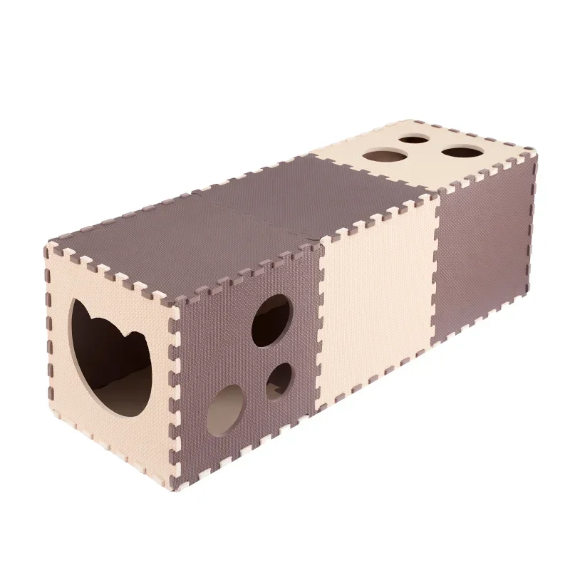 Cat Tunnel Toys EVA Foam Scratchig Board Ground Play Foldable Tunnel DIY Combination Interactive Toys Cat Training Accessories
Cat Tunnel Toys EVA Foam Scratchig Board Ground Play Foldable Tunnel DIY Combination Interactive Toys Cat Training Accessories